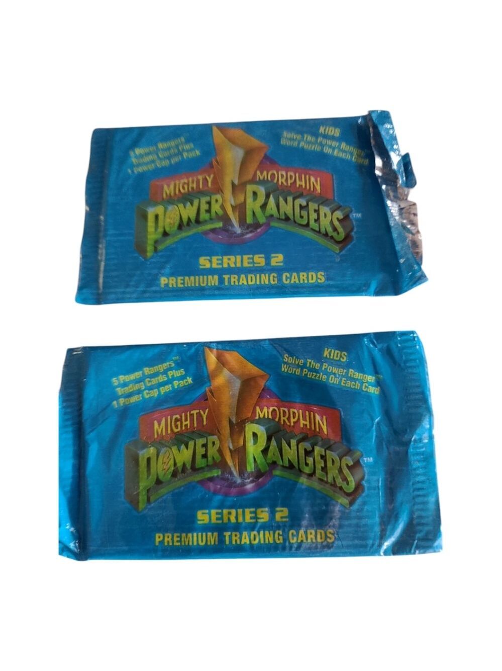 Vintage Mighty Morphin Power Rangers Trading Cards - Sealed Packs